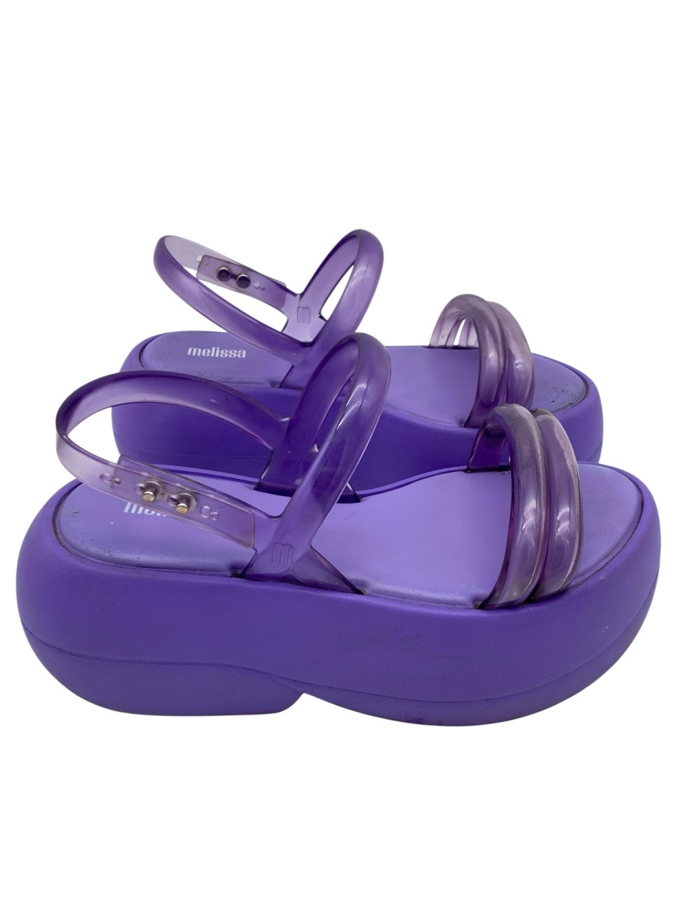 Melissa Airbubble Platform Jelly Strap Sandals